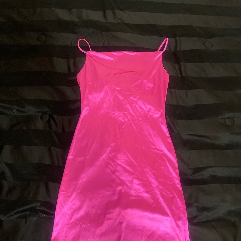Love J Hot Pink Mini Dress